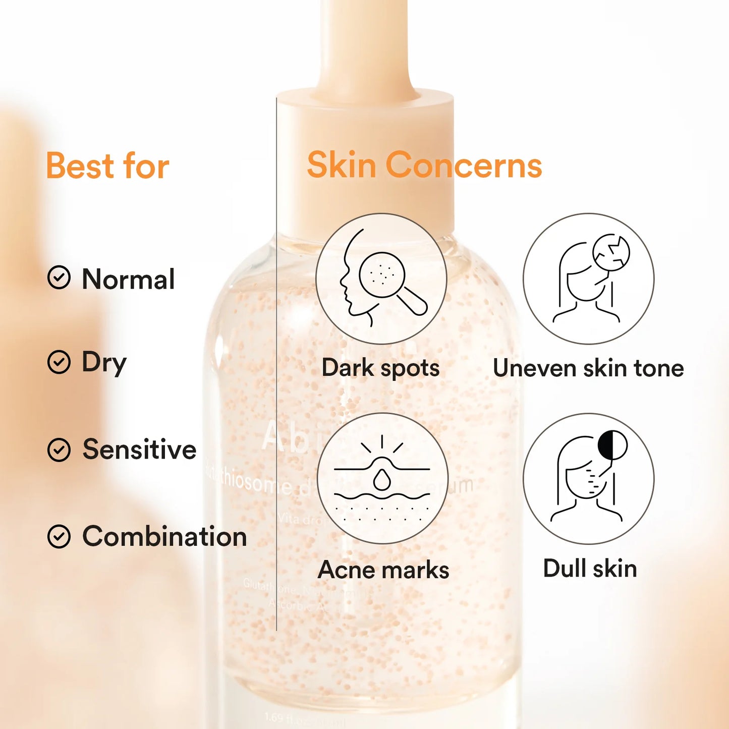 🌟 ABIB Glutathiosome Dark Spot Serum – Vita Drop 💧 Despídete de las manchas sin poner en riesgo tu piel