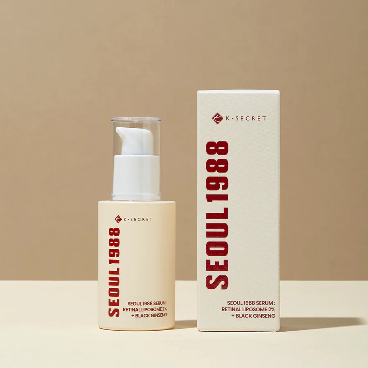 🧬 Retinal Liposome 2% + Black Ginseng Serum de Seoul 1988 - Anti-edad clínico con poder coreano.
