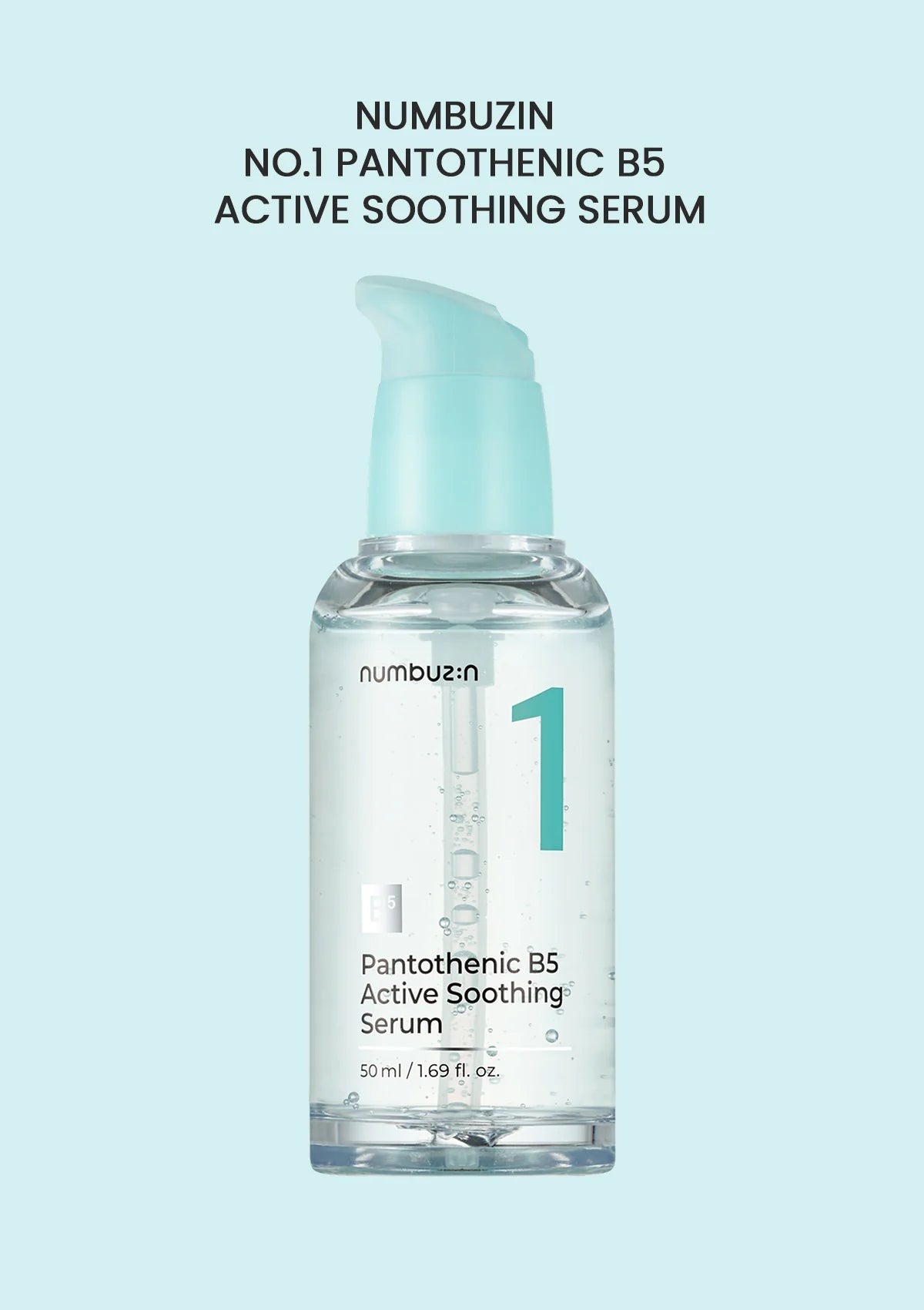 💧 Pantothenic B5 Active Soothing Serum de Numbuzin - Calma total, hidratación real. 💧