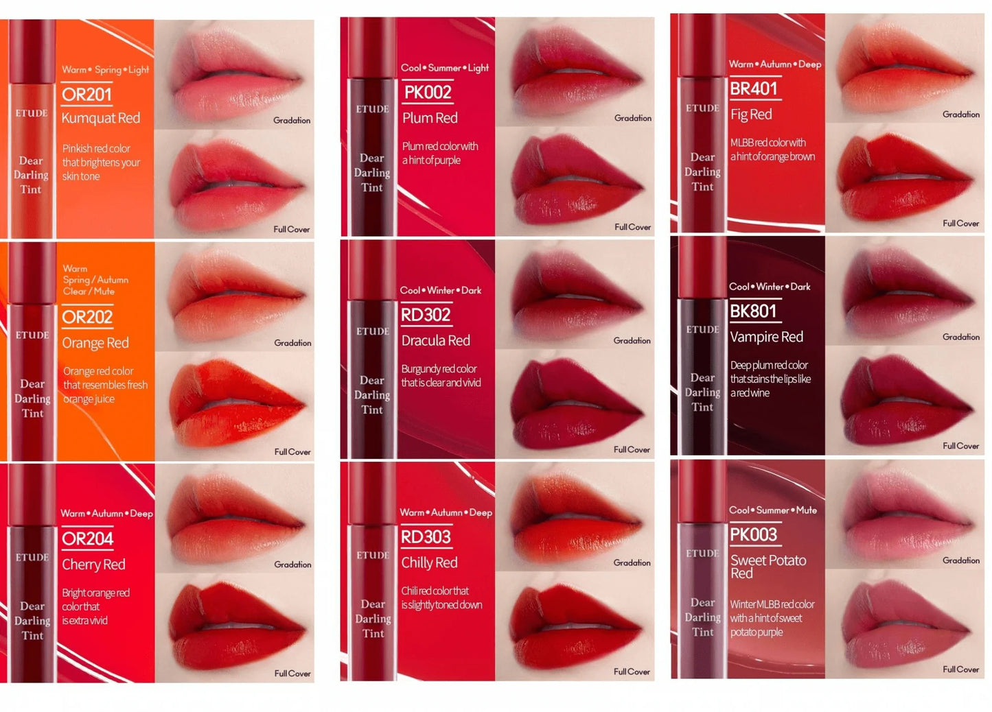 ETUDE – Dear Darling Water Gel Tint
