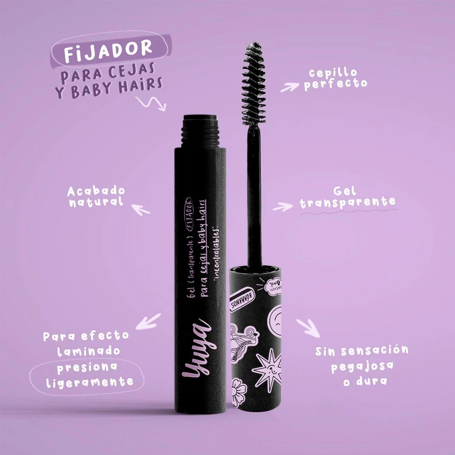 Gel Transparente Fijador de Cejas Yuya