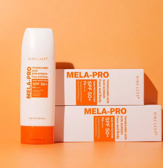 Protector Solar Facial & Corporal con Ácido Tranexámico – Nineless Mela Pro 🧴