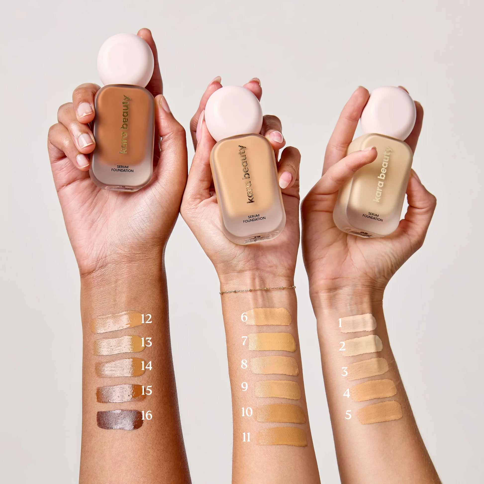 Base Serum Kara Beauty cobertura ligera