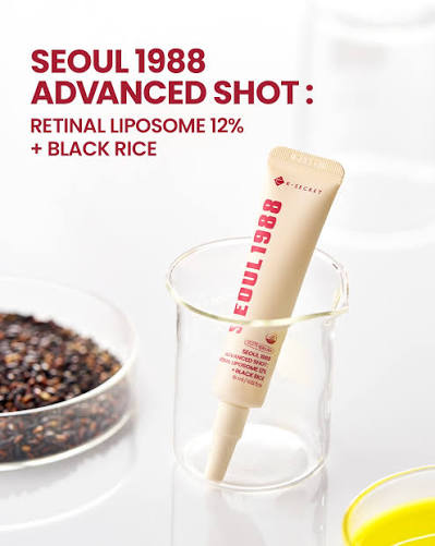 SEOUL 1988 ADVANCED SHOT: RETINAL LIPOSOME 12% + BLACK RICE